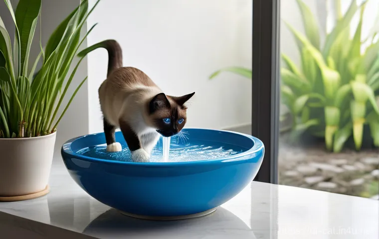 고양이 먹이 시간표 - **Age-Appropriate Dining:** A series of three distinct panels, each showcasing a cat of a different ...