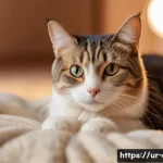 고양이 중성화 수술 후기 - **Image Prompt 1: Gentle Recovery and Care**
"A cozy indoor scene featuring a domestic short-hai...